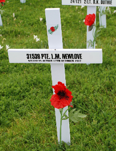 Cross for Leslie Newlove