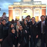 Students at Menin Gate ceremony