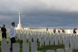 Somme battlefield cemetery