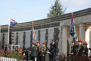 Prince William at Passchendaele Centenary