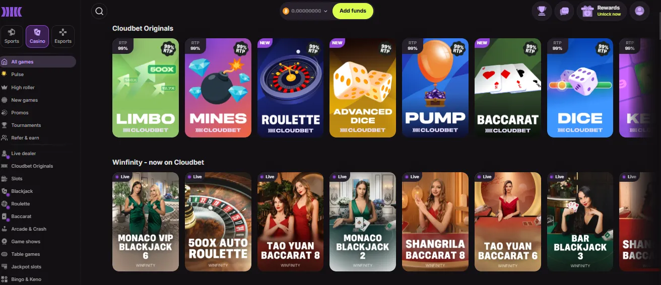 Cashback and VIP loyalty in crypto