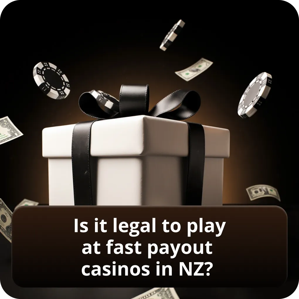 Is it legal to play at fast payout casinos in NZ?