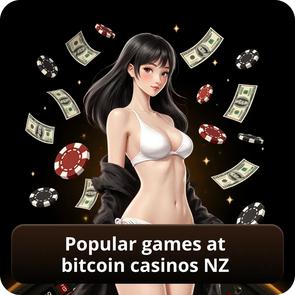 Popular games at bitcoin casinos NZ